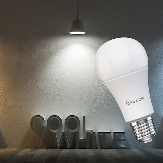 Tellur Smart Λάμπα LED 9W για Ντουί E27 Ρυθμιζόμενο Λευκό 820lm Dimmable