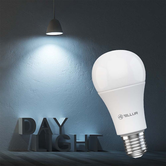 Tellur Smart Λάμπα LED 9W για Ντουί E27 Ρυθμιζόμενο Λευκό 820lm Dimmable