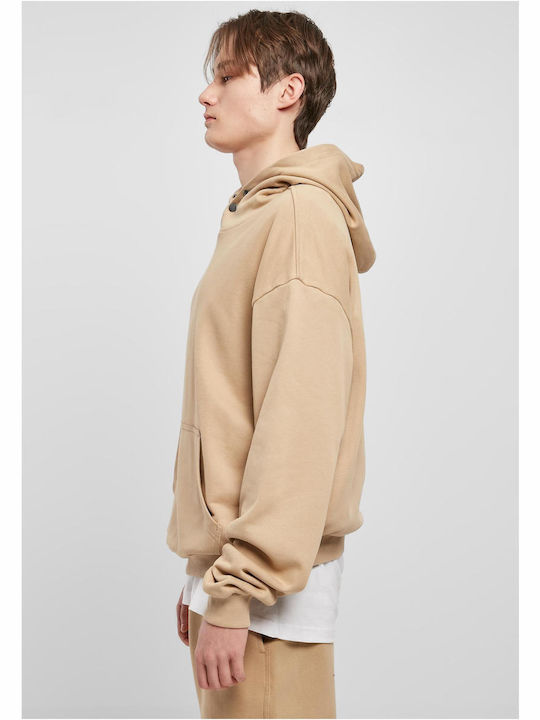 Φούτερ με Κουκούλα Union Beige