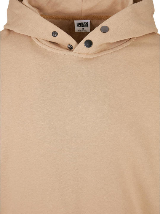 Φούτερ με Κουκούλα Union Beige