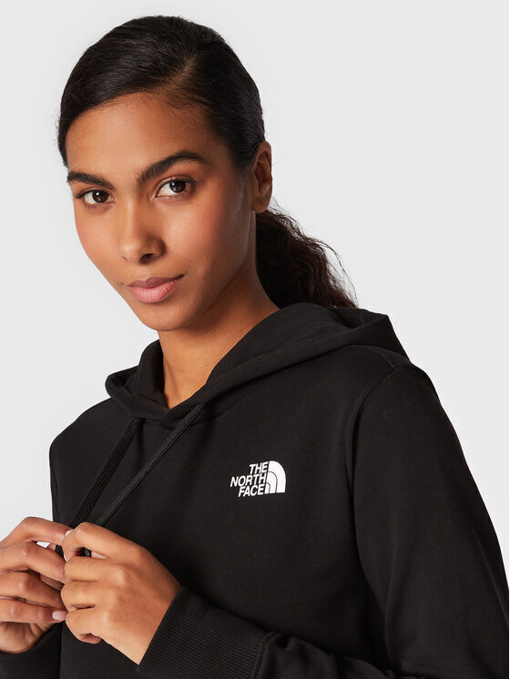The North Face Long Women's Sweatshirt Hooded Black