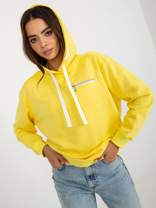 Fancy Women's Hooded Sweatshirt Yellow