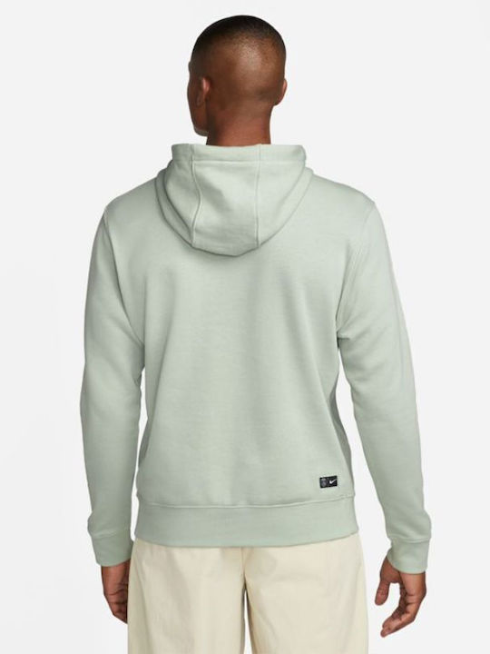 Nike Men's Sweatshirt with Hood & Pockets Green