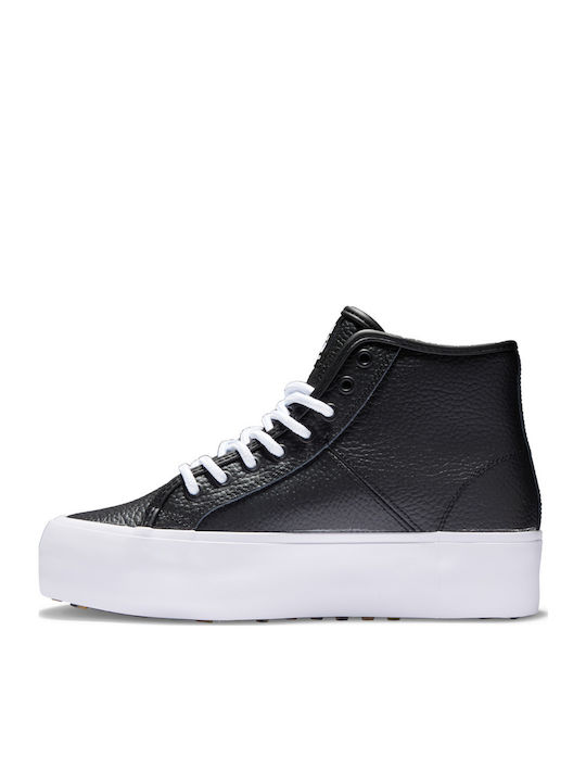 Manual Hi Γυναικεία Flatforms Μποτάκια Μαύρα