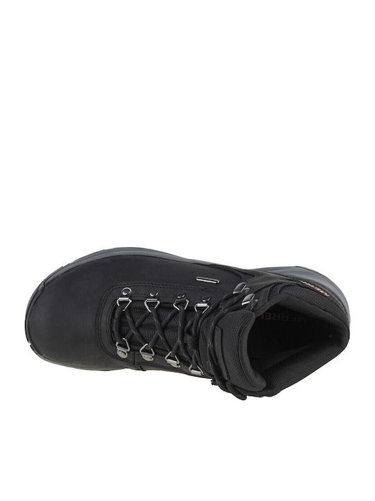 Merrell Erie Mid LTR WP Ανδρικά Ορειβατικά Μποτάκια Μαύρα