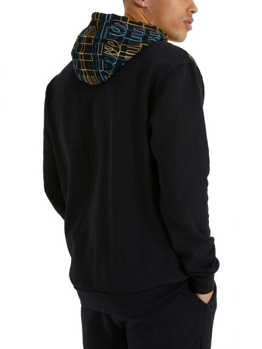 Oh Hoody Φούτερ με Κουκούλα Μαύρο