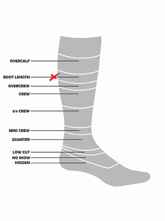 Xcode Mountain Ανδρικές Ισοθερμικές Κάλτσες Μαύρες