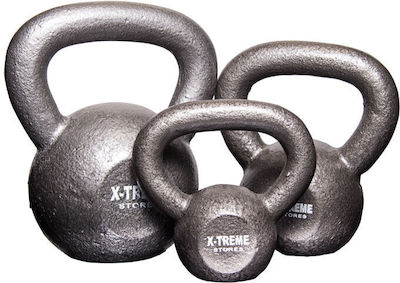 X-FIT Gray Cast Iron Kettlebell 32kg