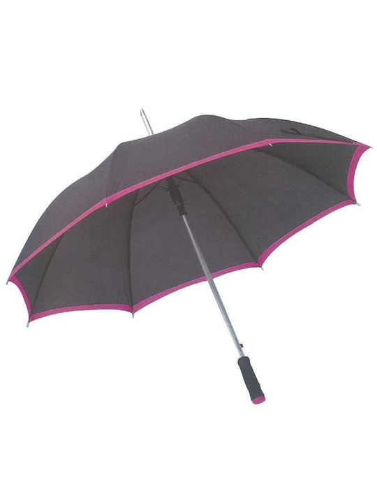 Next Αυτόματη Ομπρέλα Βροχής με Μπαστούνι Grey/Pink