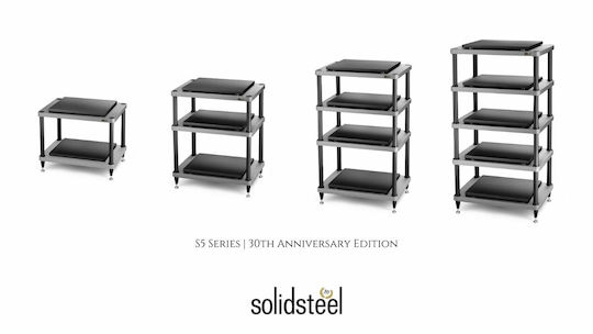 Solidsteel S5-5 Rack 5 Levels Black 58.4x108.5x43cm