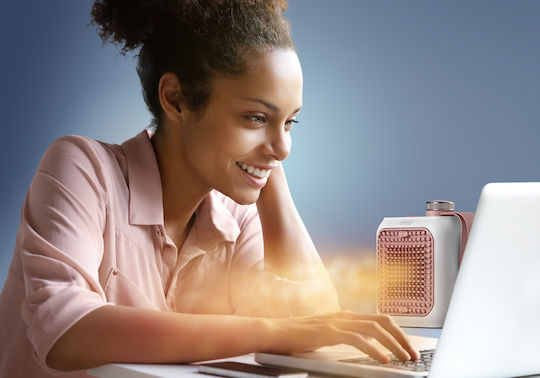 De'Longhi HFX10B03.PK Fan Heater Room Floor 360W