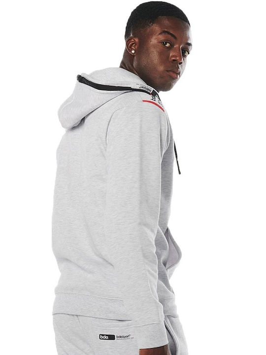 Gray Hoodie Cardigan
