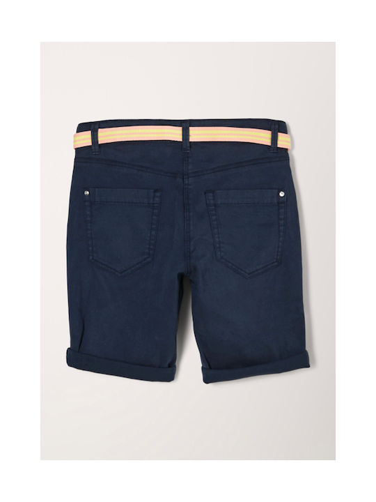 S.Oliver Kinder Shorts/Bermudas Stoff Marineblau