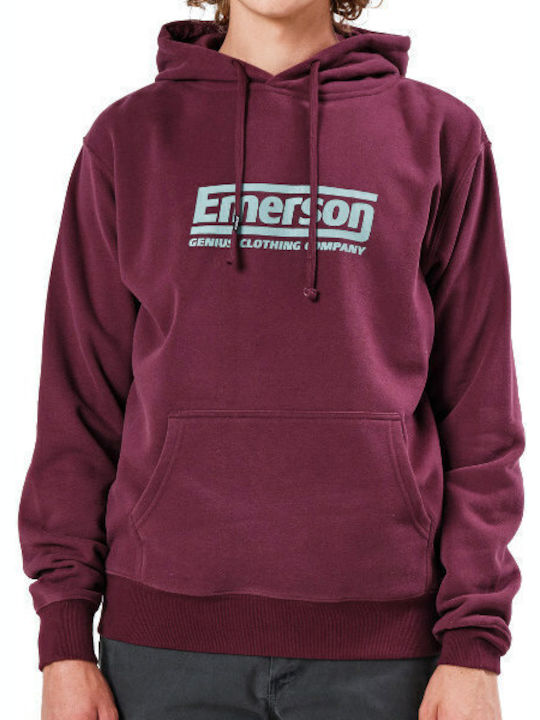 Sweatshirt mit Kapuze Wine