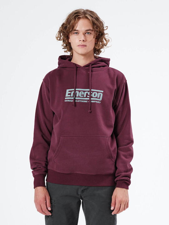 Sweatshirt mit Kapuze Wine