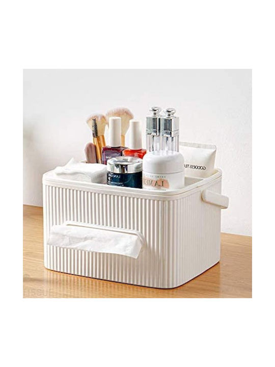 Lalos Plastic Tissue Holder White 20.5x12.5x15cm 5860