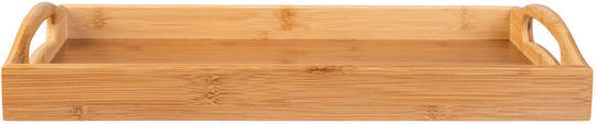 Estia Essential Holz Rechteckig Serviertablett mit Griffen in Braun Farbe 44x29.5x5.5cm 01-12953 1Stück Estia Essential Holz Rechteckig Serviertablett mit Griffen in Braun Farbe 44x29.5x5.5cm 01-12953 1Stück