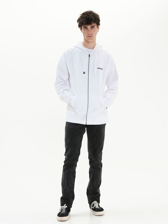White Hooded Cardigan