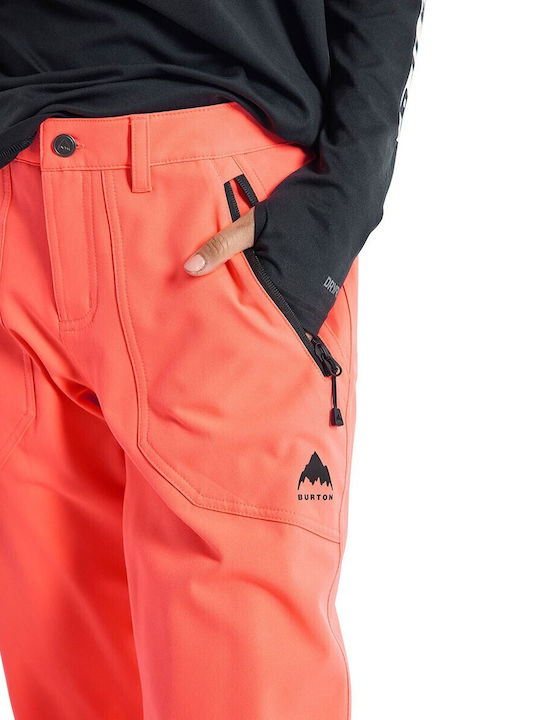 Burton Vida Stretch 2L 15006107800 Women's Trousers for Ski & Snowboard Orange