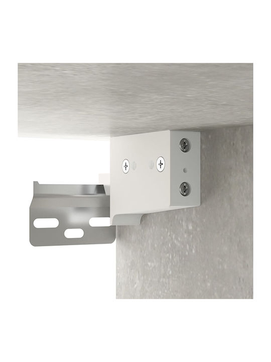 Nachttische Grey Concrete 2Stück 35x35x20cm