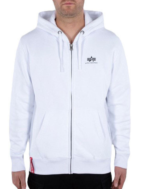 Basic Men's Sweatshirt with White Hood