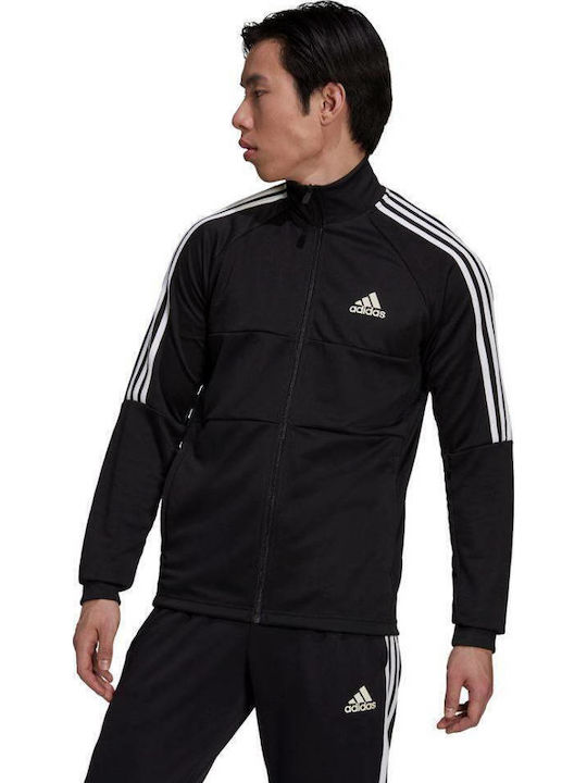 Sereno Cut 3-Stripes Мъжко Горнище на Анцуг Track Jacket Черно