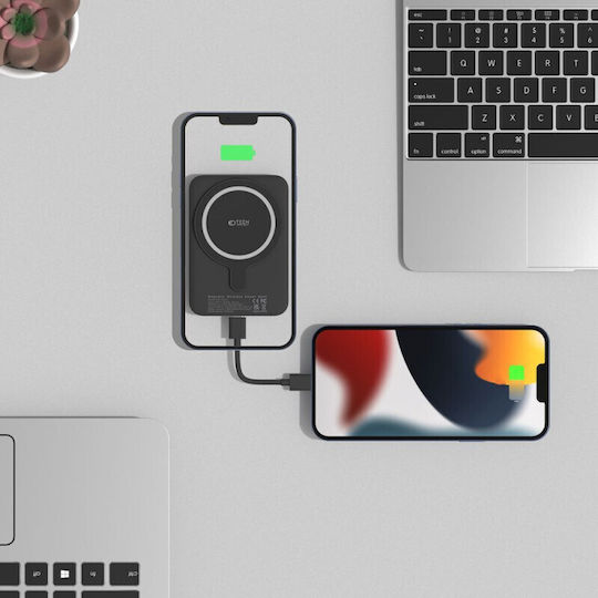 Tech-Protect PB11 Lifemag MagSafe Power Bank 10000mAh 15W с USB-C порт Черен