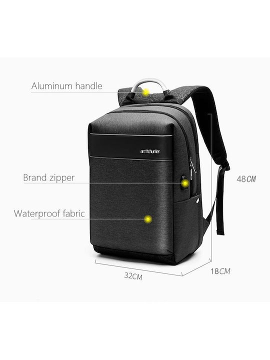 Arctic Hunter Loss B00218L Waterproof Laptop Backpack for 15.6" Laptop with USB Port in Black Color