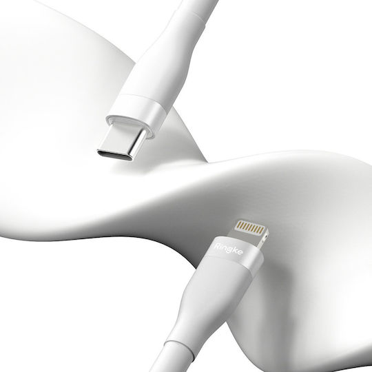 Ringke USB-C to Lightning Cable 20W Λευκό 2m