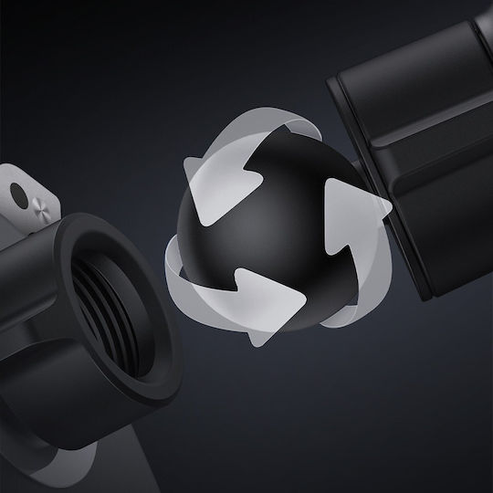 Baseus Gravity Auto Handyhalterung mit verstellbaren Haken Silber