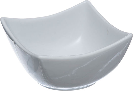 Secret de Gourmet Porcelain Dessert Divided Serving Tray with 3 Slots White 30x9.7x6cm