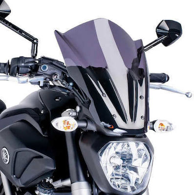 Puig Vizieră colorată motocicletă Fum închis pentru Yamaha MT-07 2018 9667F