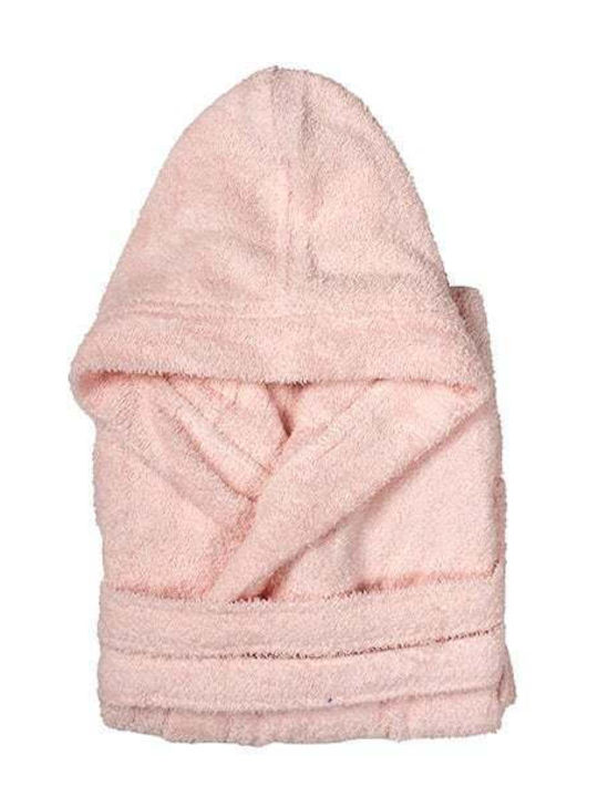 Dimcol Νο14 32121536002 Kids Swimming Bathrobe Pink with Hood