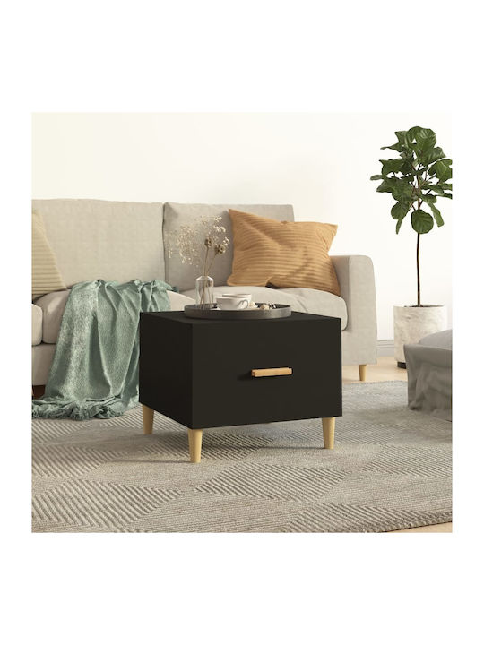 Wooden Bedside Tables 2pcs Black 50x50x40cm