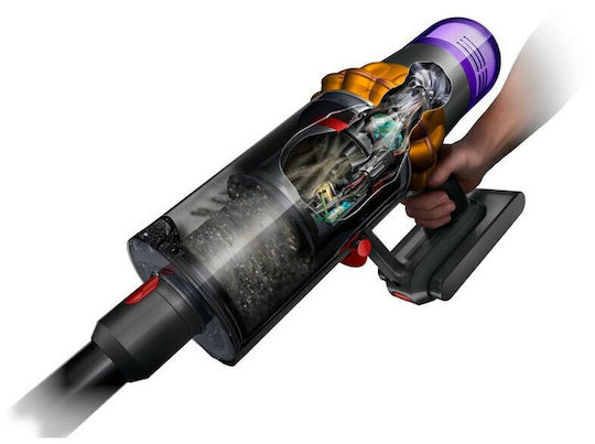 Dyson V15 Detect Absolute Rechargeable 2 in 1 Stick & Handheld Vacuum 25.2V Yellow/Iron/Nickel