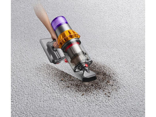 Dyson V15 Detect Absolute Rechargeable 2 in 1 Stick & Handheld Vacuum 25.2V Yellow/Iron/Nickel