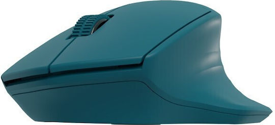 Natec Siskin 2 Ασύρματο Εργονομικό Bluetooth Ποντίκι Τιρκουάζ