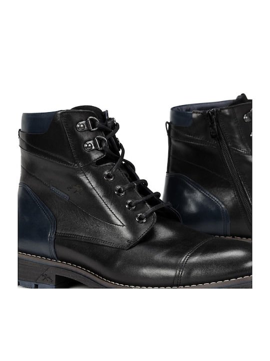 Terry Δερμάτινα Ανδρικά Αρβυλάκια Black/Blue