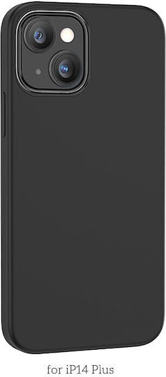 Hoco Pure Series Задна корица Пластмаса Черен (iPhone 14 Plus)