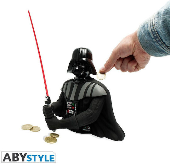 Abysse Star Wars - Darth Vader Bust Money Bank Παιδικός Κουμπαράς Πλαστικός Μαύρος