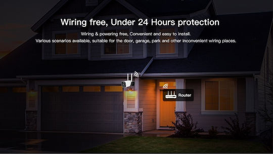 Vstarcam CB11-TZ IP Surveillance Camera Wi-Fi Full HD 1080p Waterproof Battery Powered with Two-Way Communication