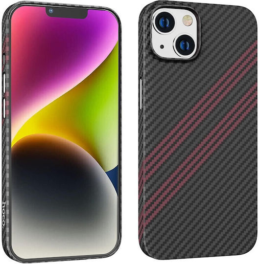 Hoco Slim Back Cover Plastic Black / Red (iPhone 14)