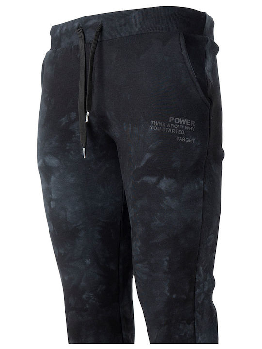 Pantaloni de trening cu Elastic Negru