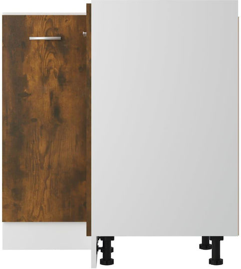 Eckschrank Boden Braun 75.5x75.5x80.5Stück