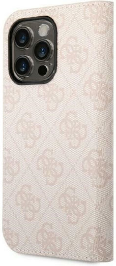 Guess Vintage Gold Logo Buchen Sie Kunststoff Rosa (iPhone 14 Pro)