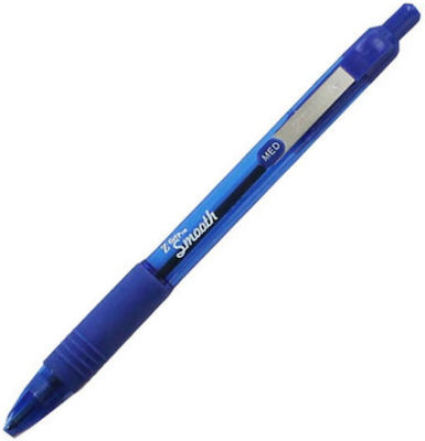 Zebra Στυλό Ballpoint 1.0mm με Μπλε Μελάνι Z-Grip Smooth