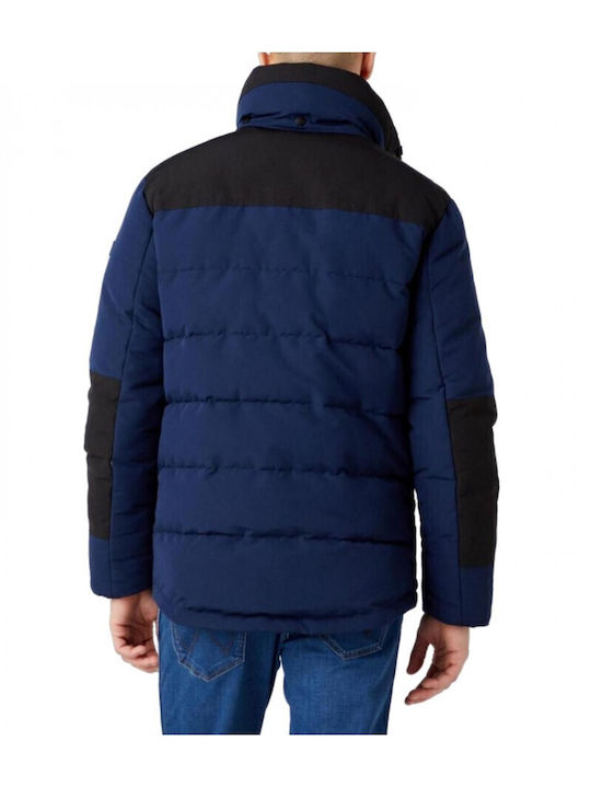 Bodyguard Winter Jacke Puffer Marineblau