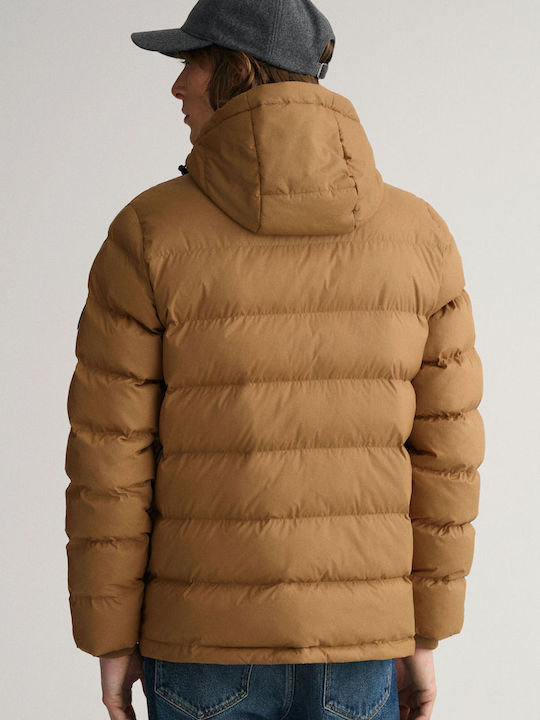 Gant Herren Winter Jacke Puffer Beige