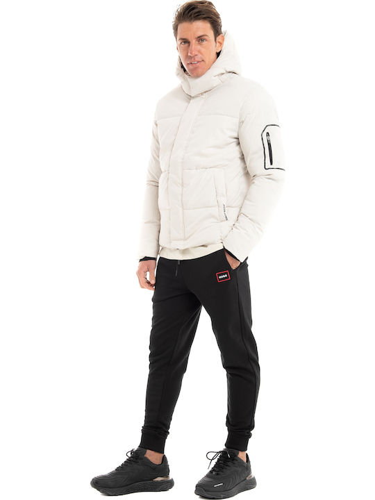 Winter Jacket Puffer Ecru