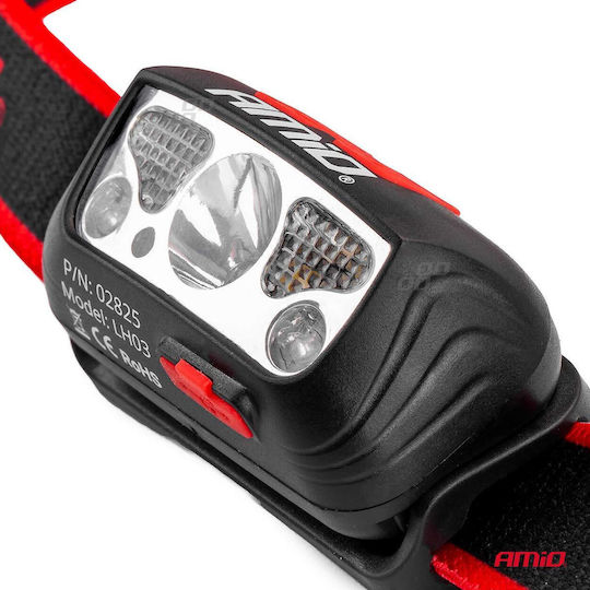 AMiO Rechargeable LED Head Flashlight